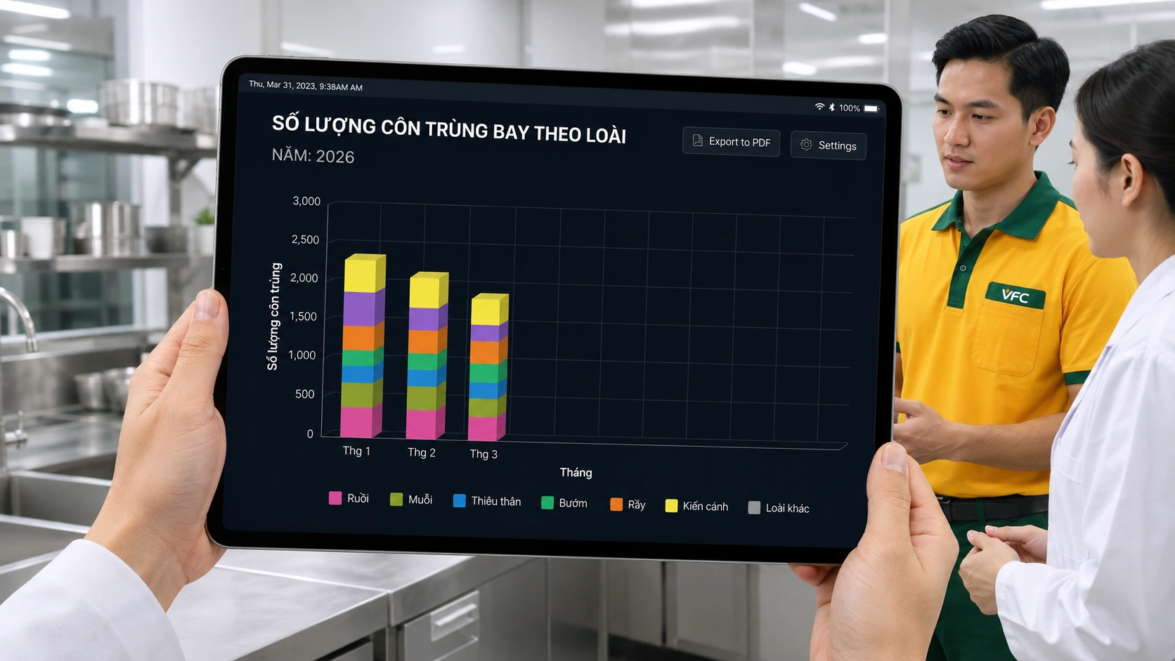 cách đọc báo cáo kiểm soát dịch hại